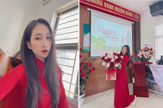 Cô giáo mới ra trường yêu chịch trai vạm vỡ