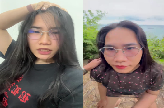 Đang đi chơi em nổi hứng đòi thổi kèn