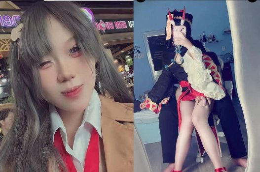 Em cosplay lộ phim sex vụng trộm với bạn thân ny